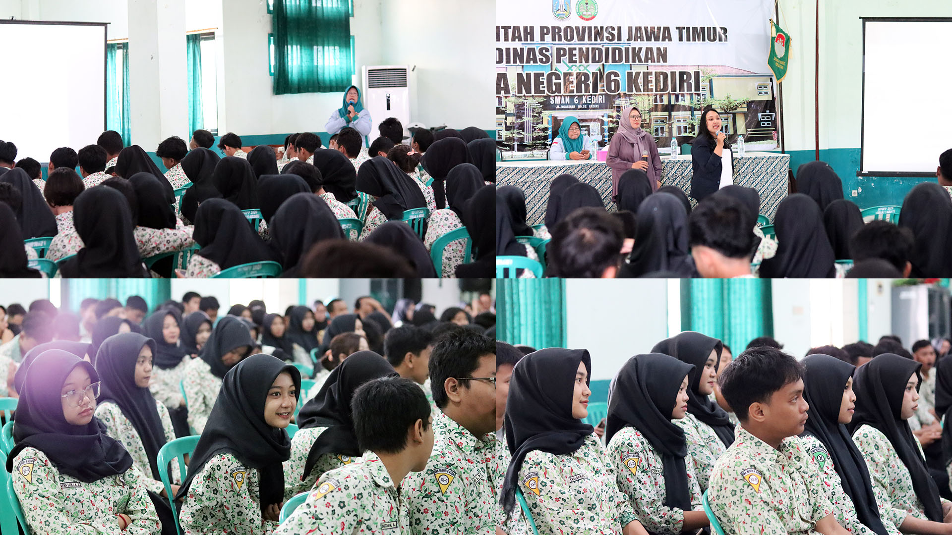 Gambar 👥📚 SMA Negeri 6 Kota Kediri Terima Kunjungan DP3AP2KB untuk Penyuluhan Dampak Hukum Kenakalan Remaja di Era Demokrasi